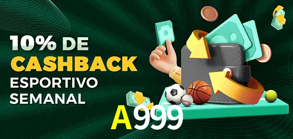10% de bônus de cashback na A999